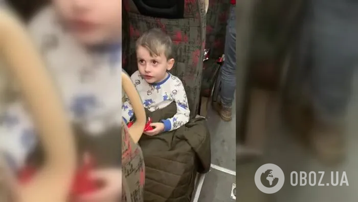 Спасенный 4-летний украинец Юксель