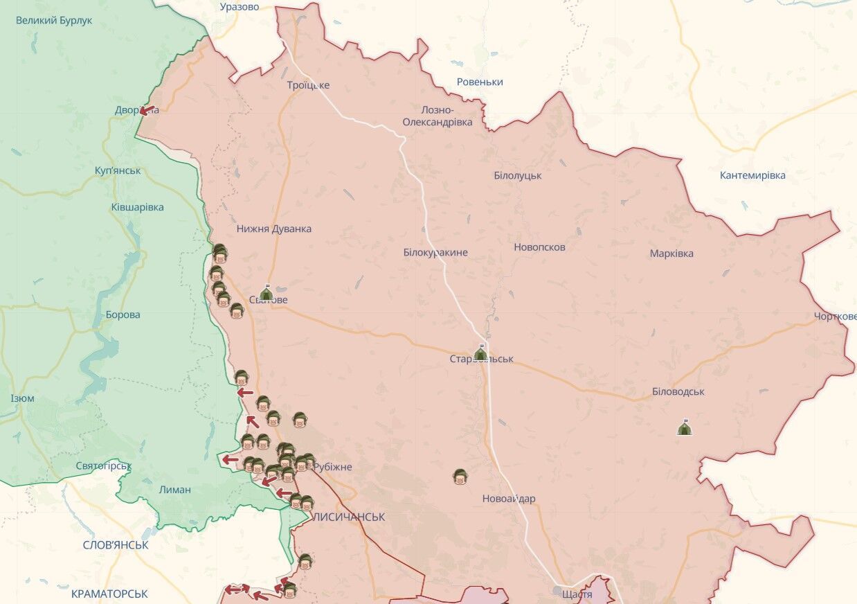 РФ перекинула на Херсонщину бійців росгвардії, у лавах окупантів почастішали випадки обмороження кінцівок – Генштаб