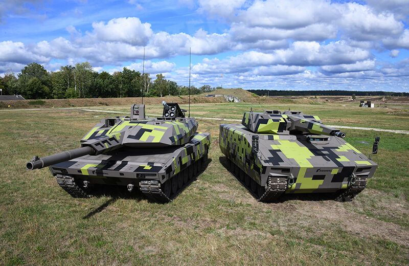 Немецкие перспективные танки KF51 Panther и БМП KF41 Lynx