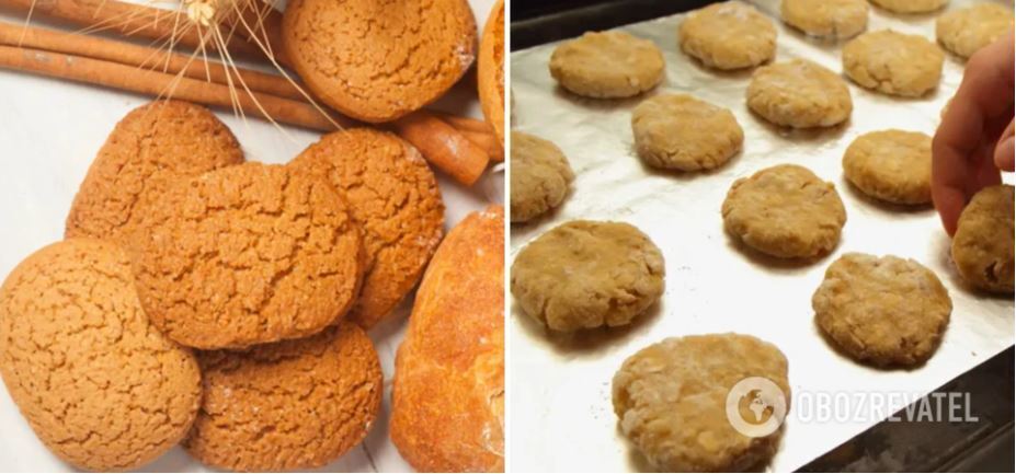 Вівсяне печиво без цукру, борошна та вершкового масла