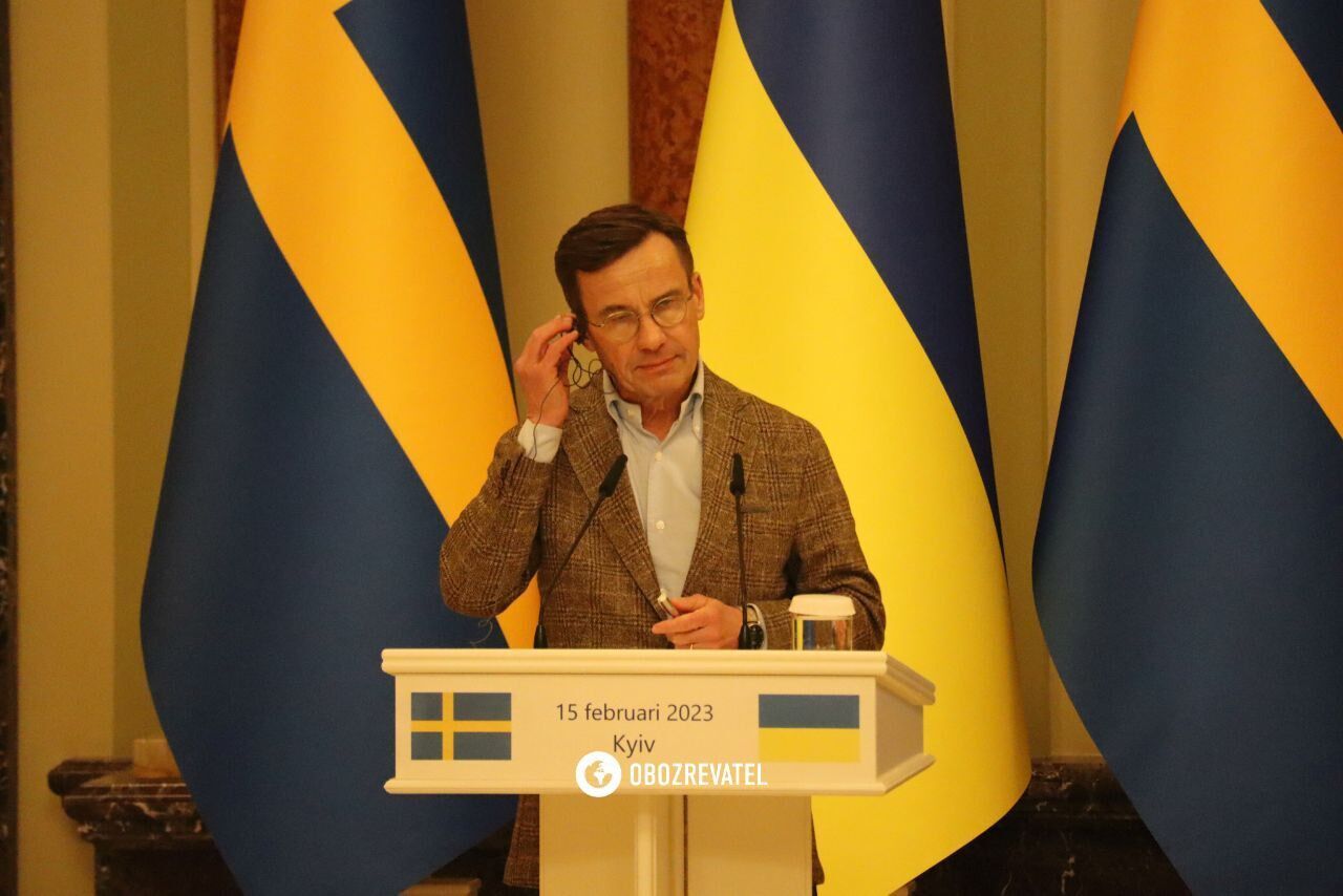 Зеленський зустрівся з прем’єром Швеції: Стокгольм надасть САУ, винищувачі – під питанням 