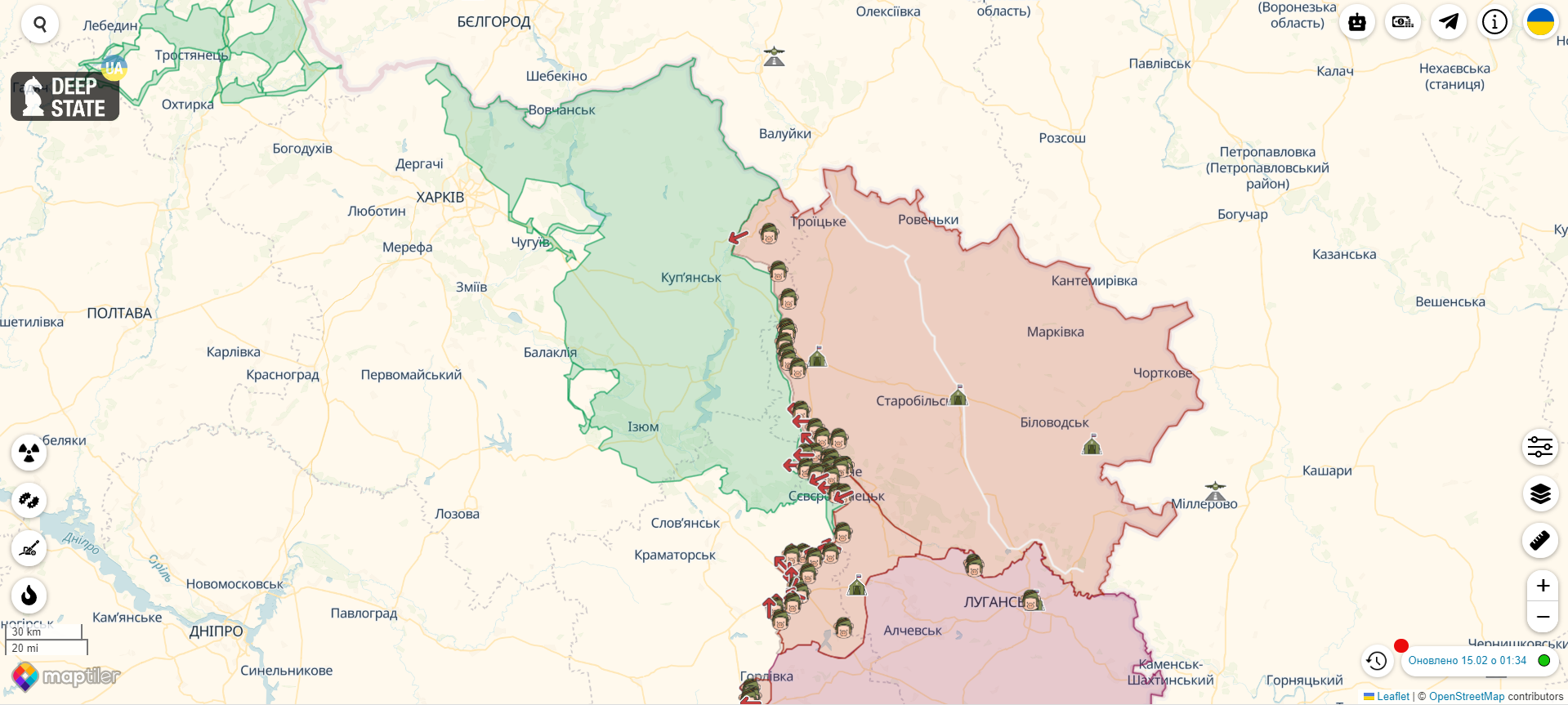 Війська РФ намагаються йти в атаки в напрямку Куп'янська і стягують війська на Луганщині: у ЗСУ розкрили задум ворога 
