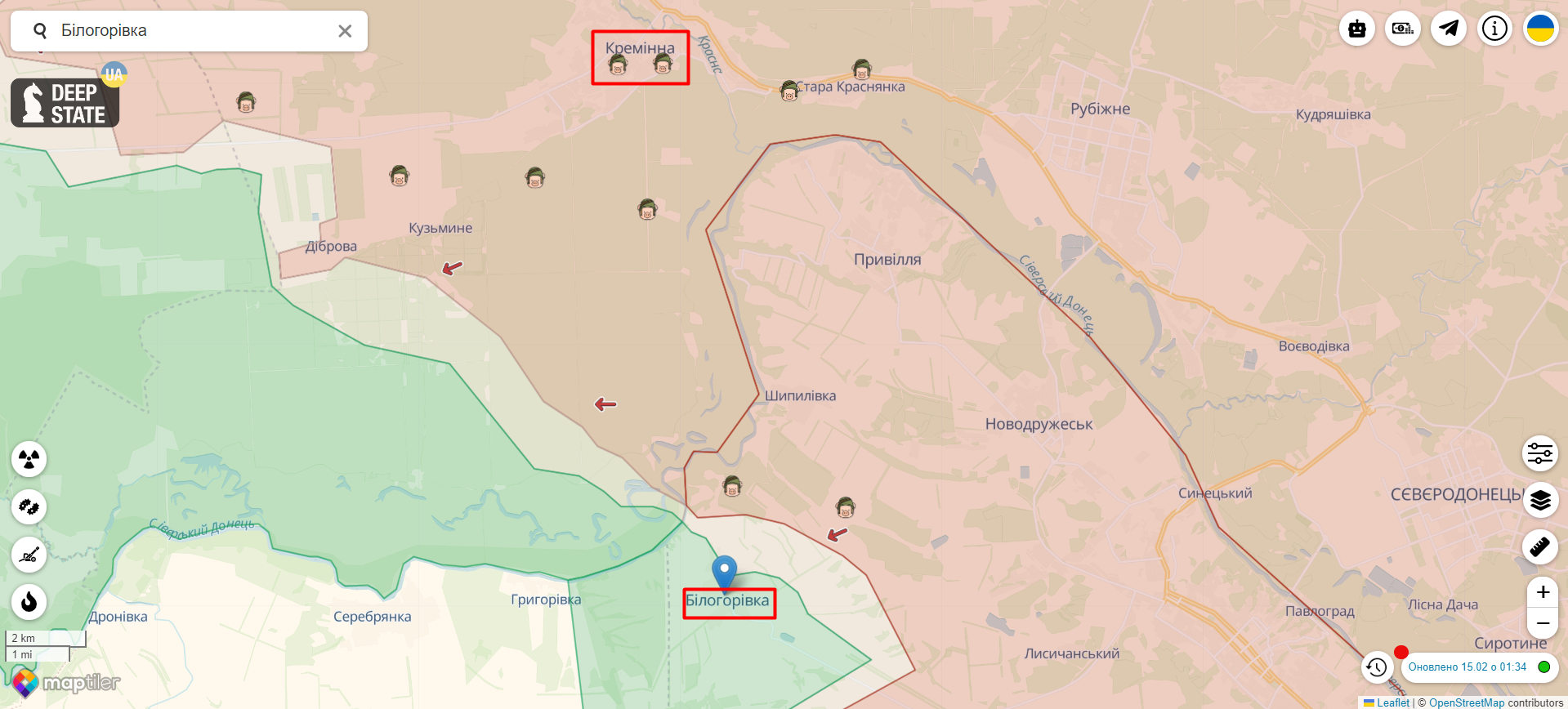Війська РФ на Луганщині атакують ЗСУ хвилями за підтримки авіації: Гайдай розповів,  як ідуть  бої