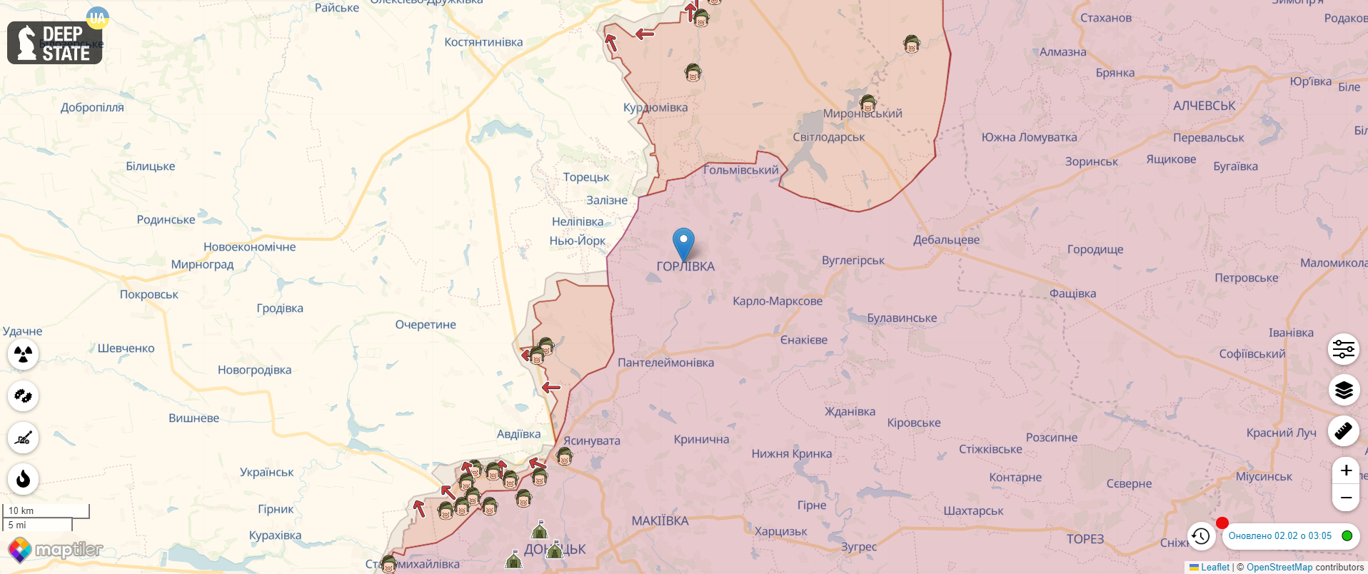 Війська РФ готуються до наступу на окремих напрямках, на окупованій Донеччині посилили "полювання" за призовниками – Генштаб