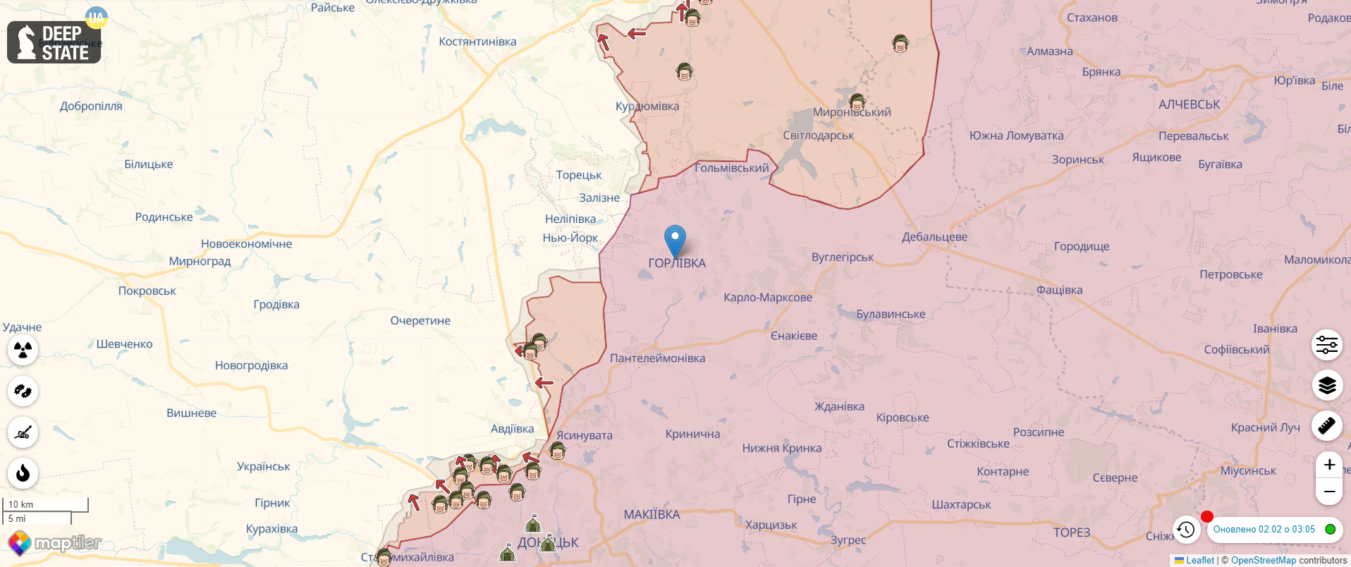 Війська РФ готуються до наступу на окремих напрямках, на окупованій Донеччині посилили ''полювання'' за призовниками – Генштаб