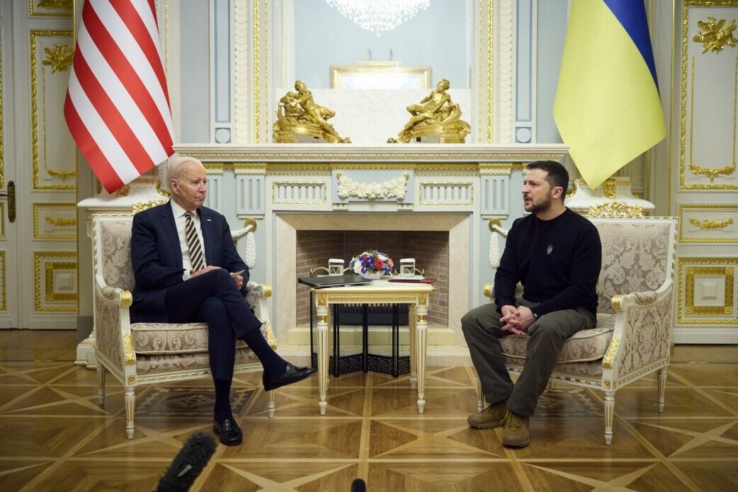 Президент США Джо Байден і президент України Володимир Зеленський