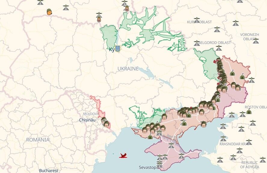 Силы обороны нанесли 16 ударов по оккупантам и уничтожили вражеский ЗРК, войска РФ пытались наступать на Донбассе – Генштаб