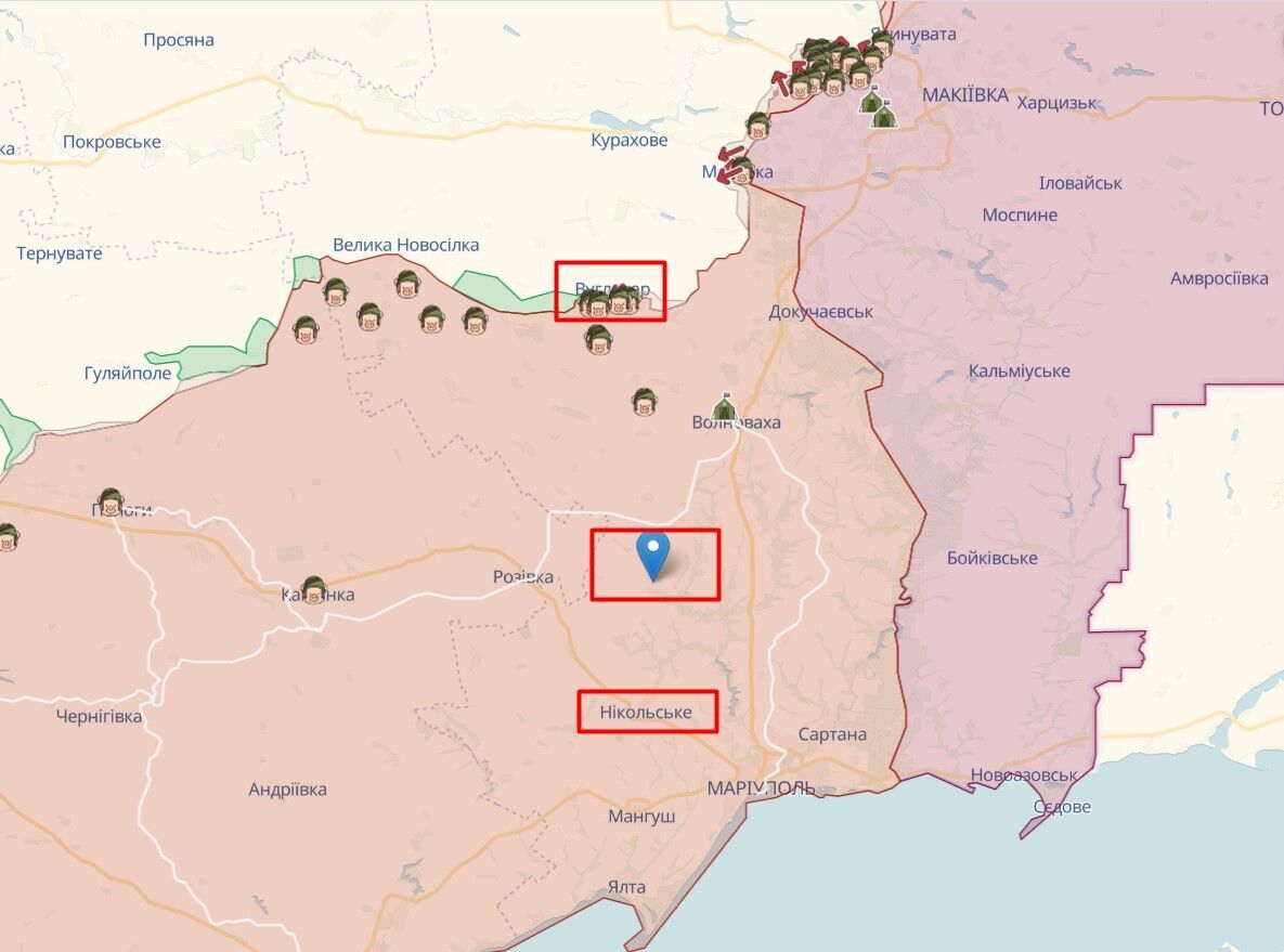 Командование РФ перебросило подразделения захватчиков из-под Мариуполя в район Угледара, – Андрющенко