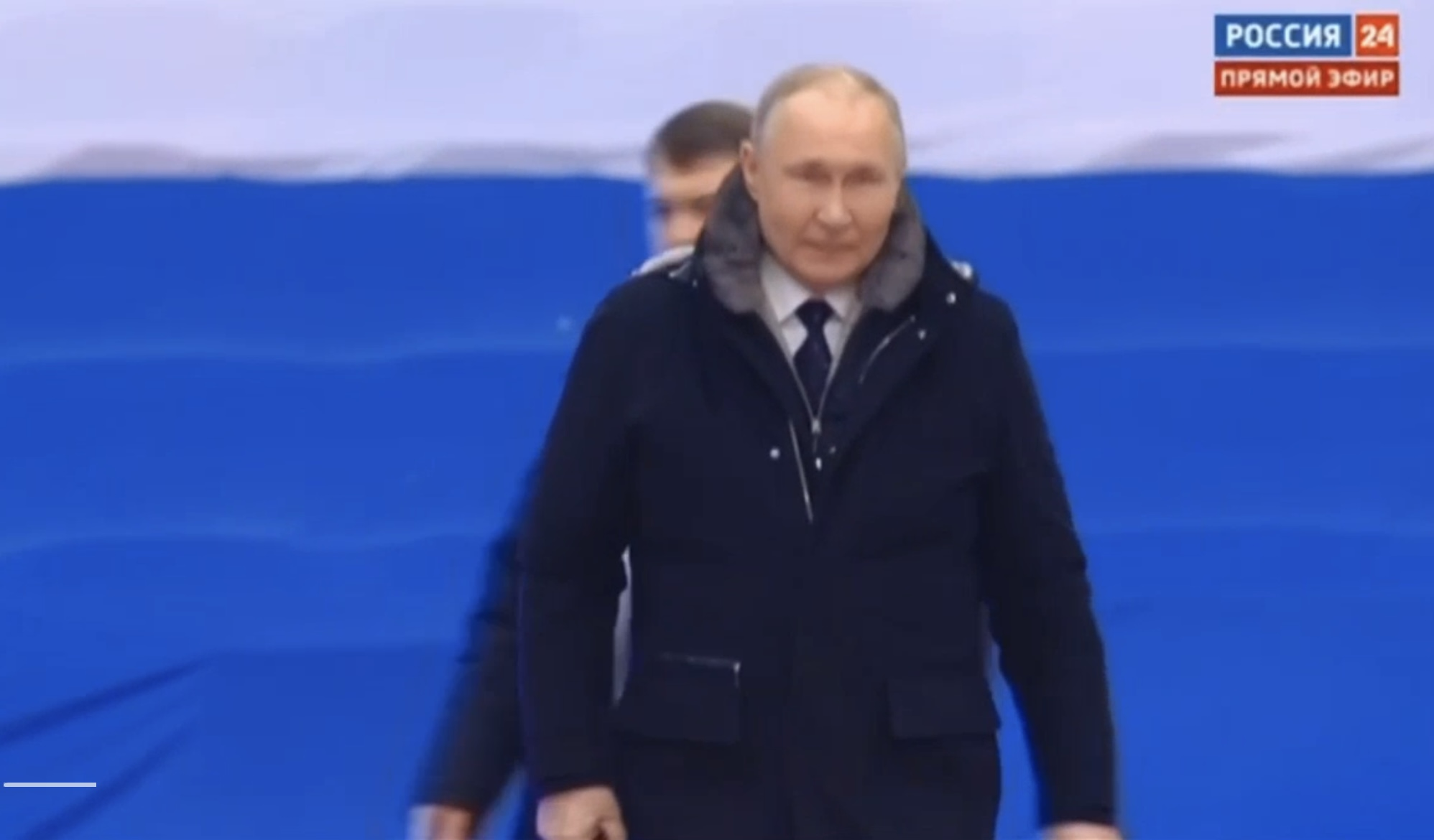 Верх цинізму: в "Лужниках" перед виступом Путіна заспівали українською мовою про "порятунок" Маріуполя від "нацистів"