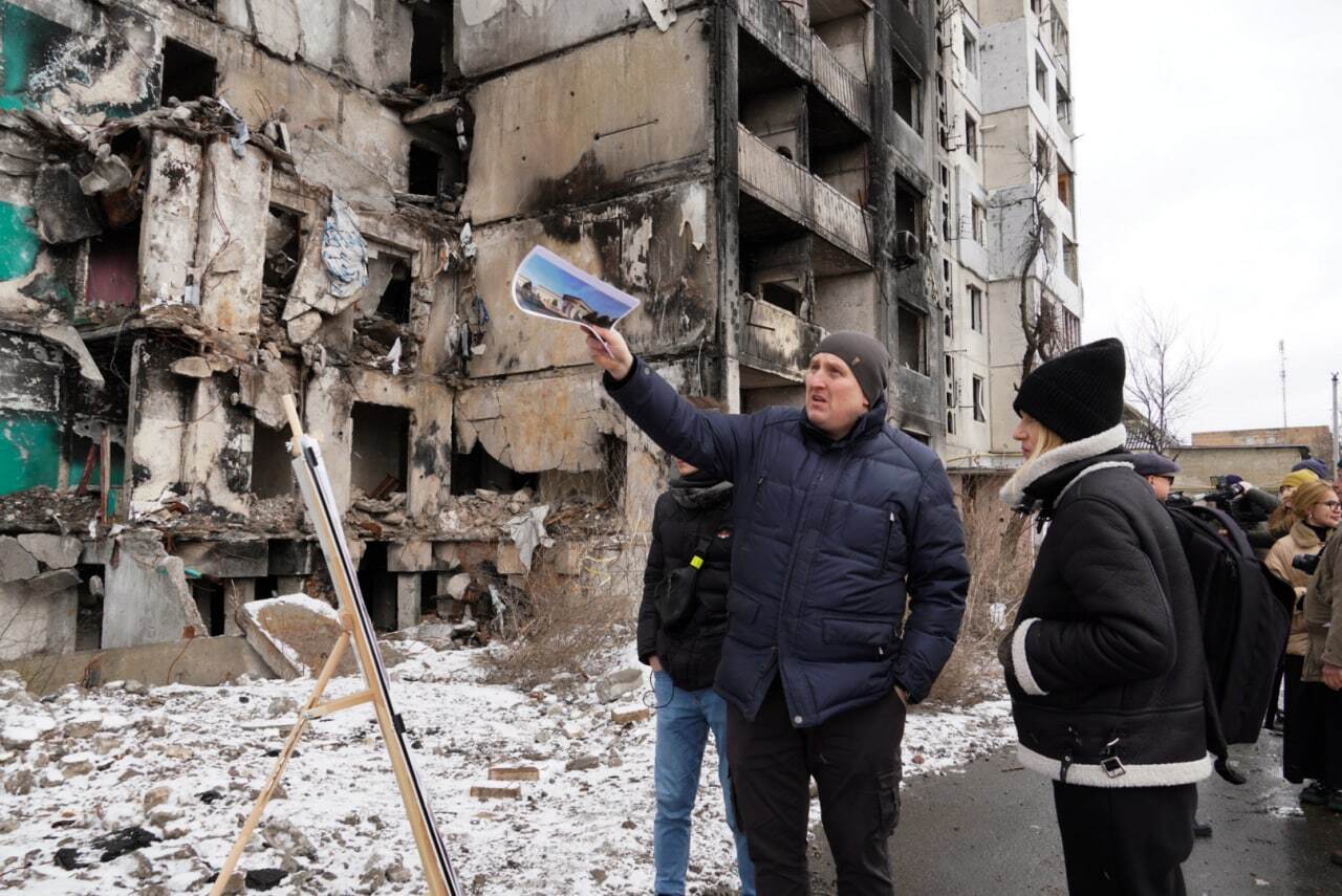 Граффити Бенкси в Киевской области защитят от вандалов и непогоды: в Бородянке, Ирпене и Горенке установили беспроводную систему безопасности. Фото