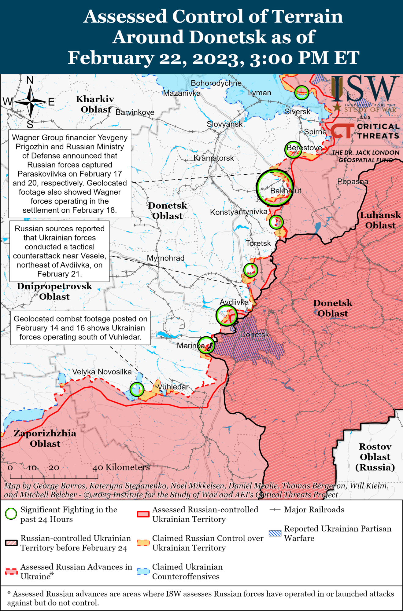 Військам РФ не вистачає бойової потужності й ресурсів для продовження нових наступів – ISW