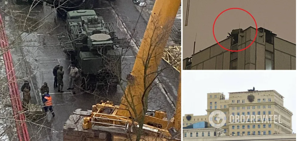 Никакого купола над Москвой нет: военный эксперт объяснил "эффект" от "Панцирей" на крышах зданий. Видео