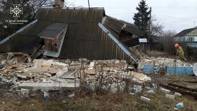 На Київщині вибух газу знищив приватний будинок: є постраждалий. Фото