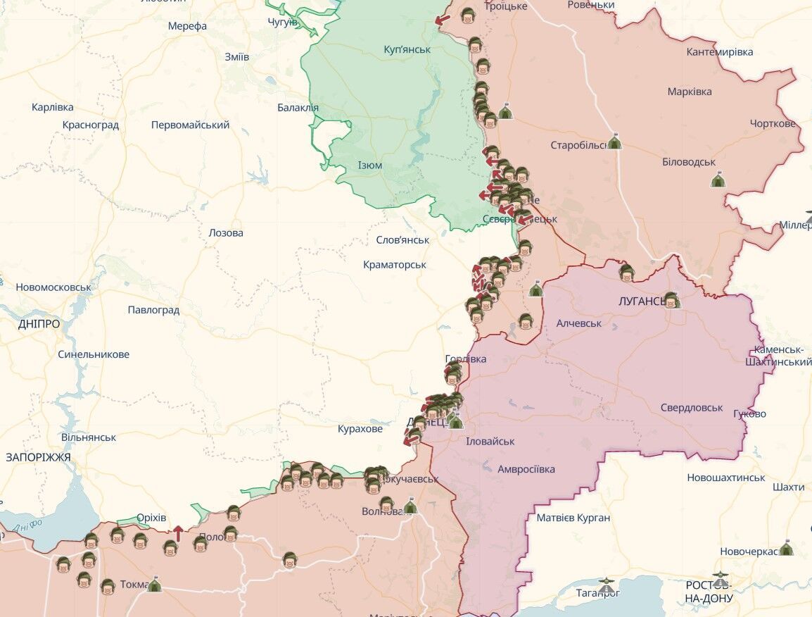 Оккупанты атакуют на пяти направлениях, ВСУ отбили 71 атаку – Генштаб