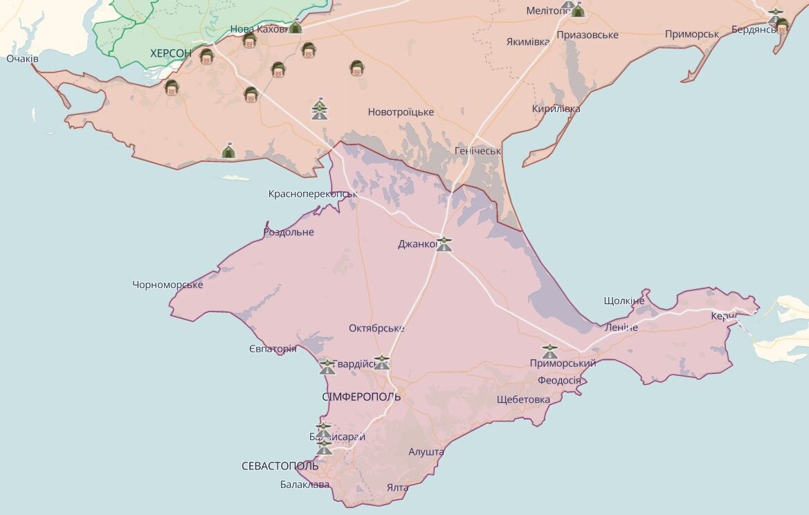 Захватчики в Крыму усиливают оборону из-за страха деоккупации, на Донбассе тоже паникуют – Генштаб