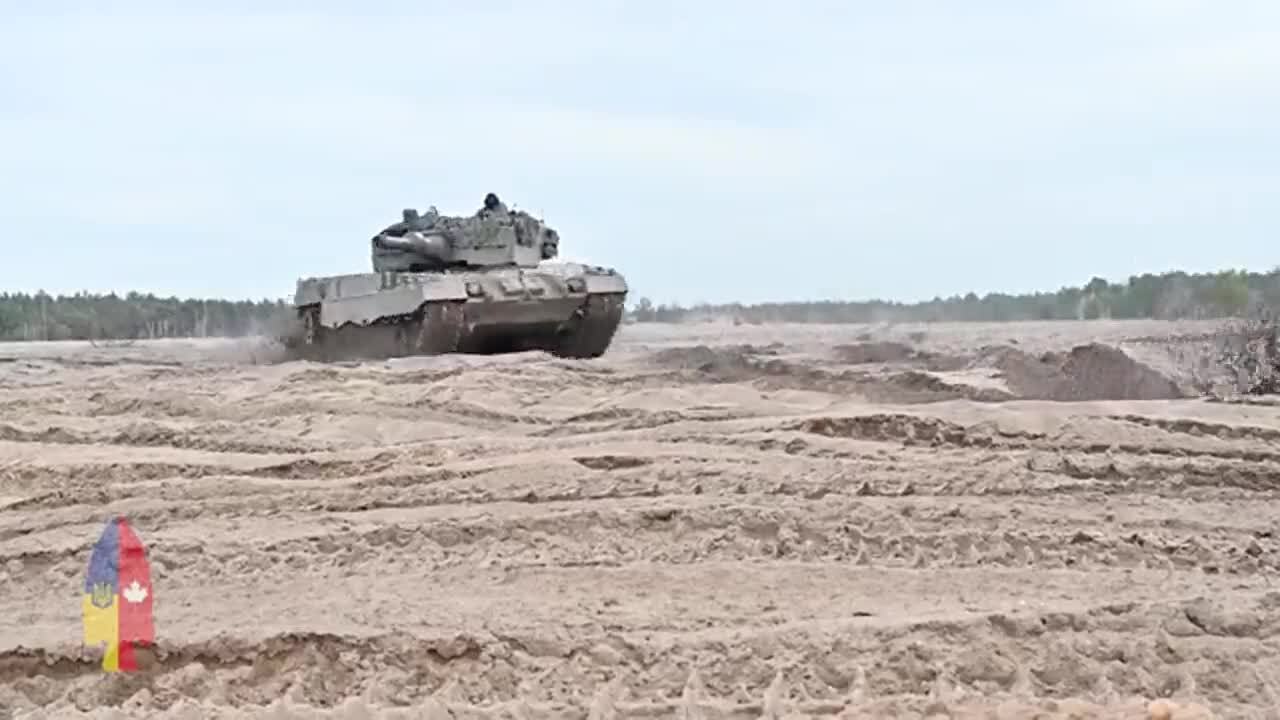 В Вооруженных силах Канады показали, как вместе с поляками обучали украинских военных управлять Leopard. Видео