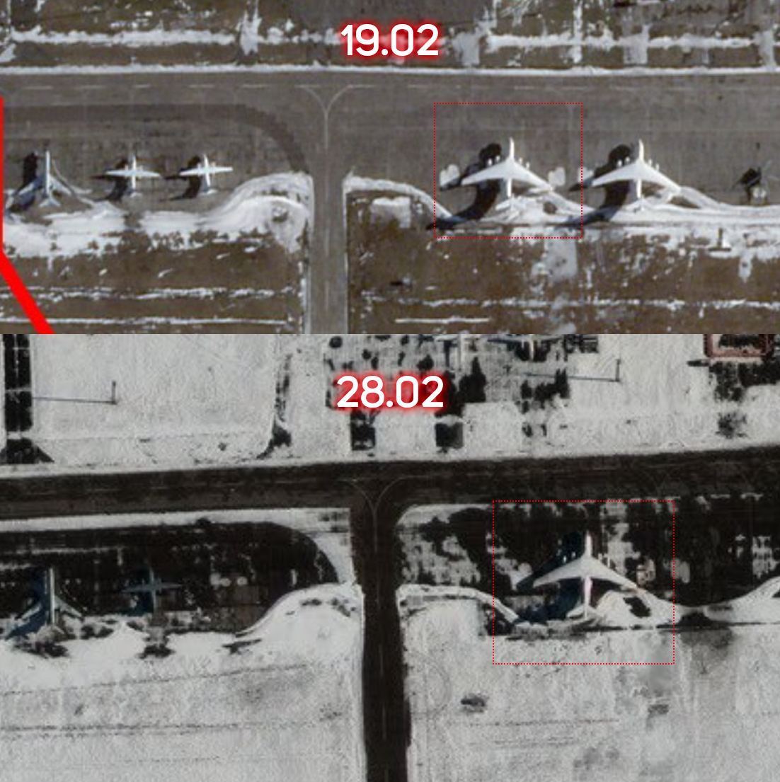Не битий, не фарбований? Російський А-50 після "бавовни" в Мачулищах показали на супутникових фото 