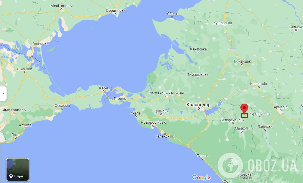 Селище Нове (Республіка Адигея, РФ) на карті.