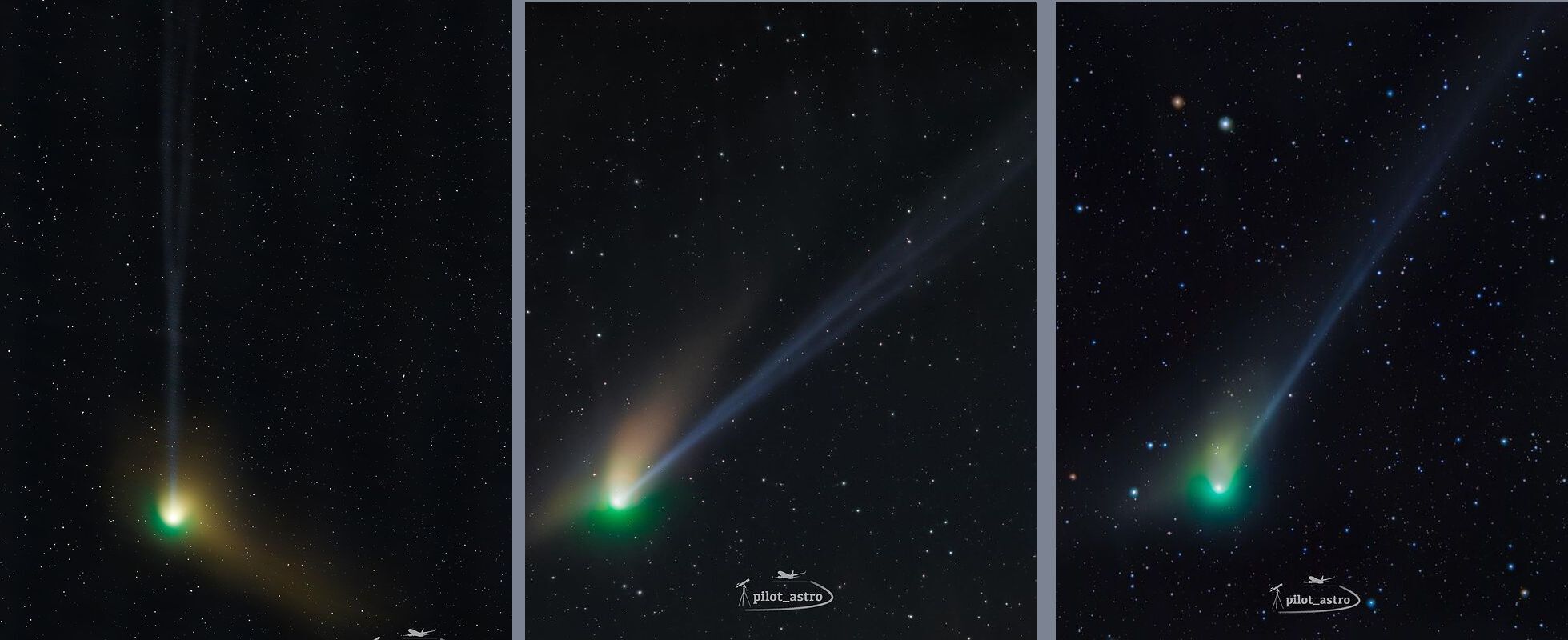 Впервые за 50 тысяч лет: появились фото и видео ''зеленой кометы'', пролетевшей мимо Земли на максимально близком расстоянии