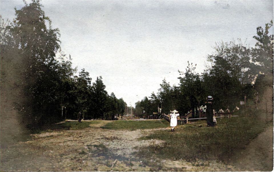 В Киеве на Дарнице в 1910-х годах на месте нынешнего ДВРЖ существовал курорт. Фото