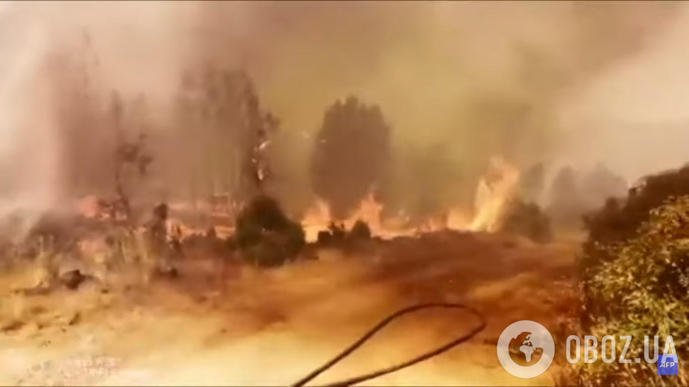 Пожежі в Чилі