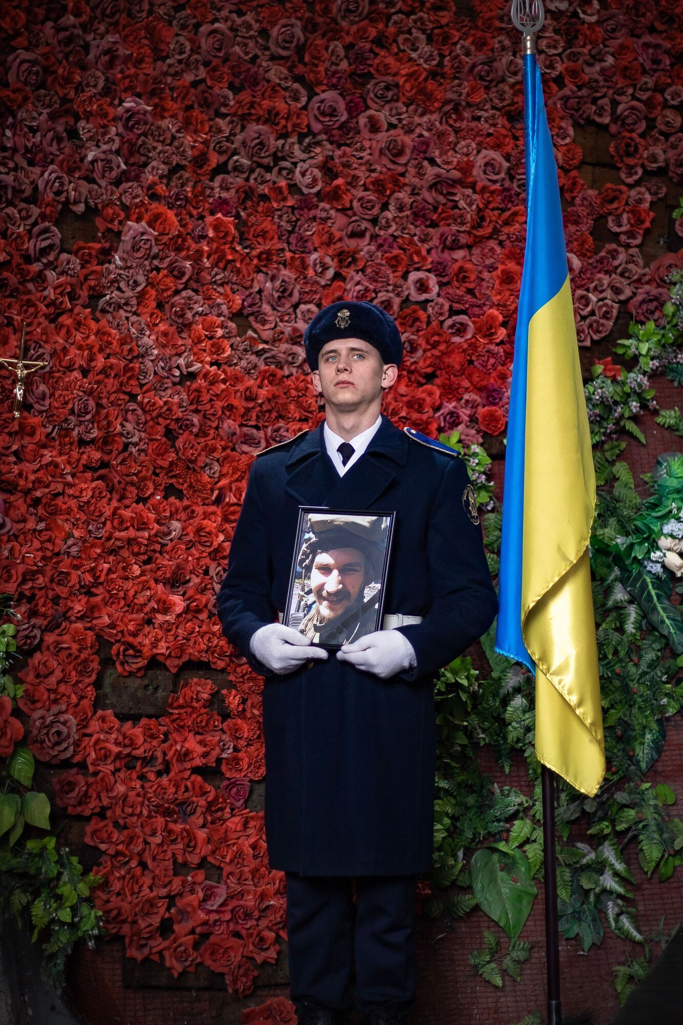 У Києві попрощалися із захисником Маріуполя із позивним ’’Лев’’, якого окупанти вбили у Оленівці. Фото і відео