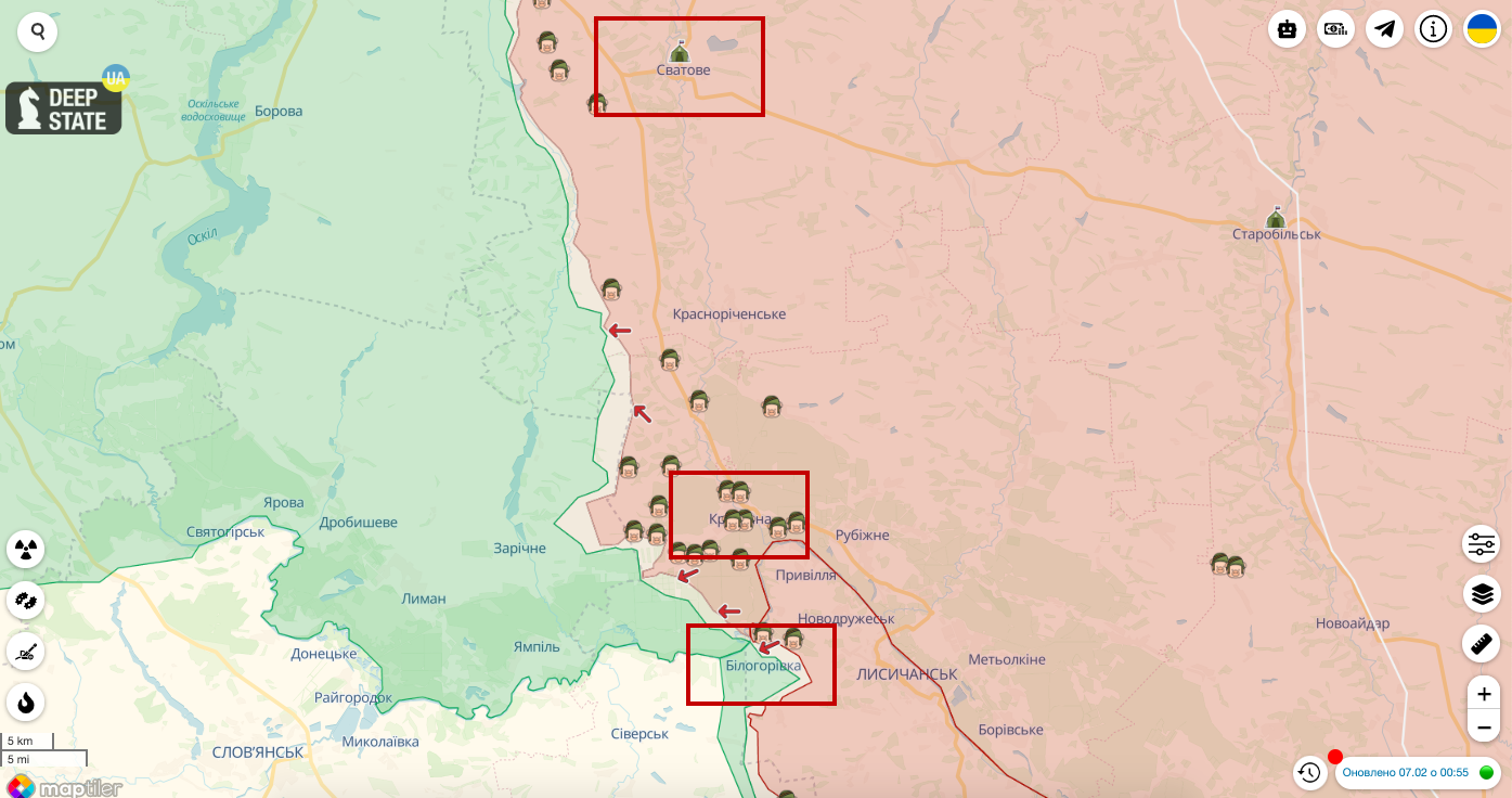 На Луганщине оккупанты могут готовить сразу три наступательные операции: Гайдай назвал направления