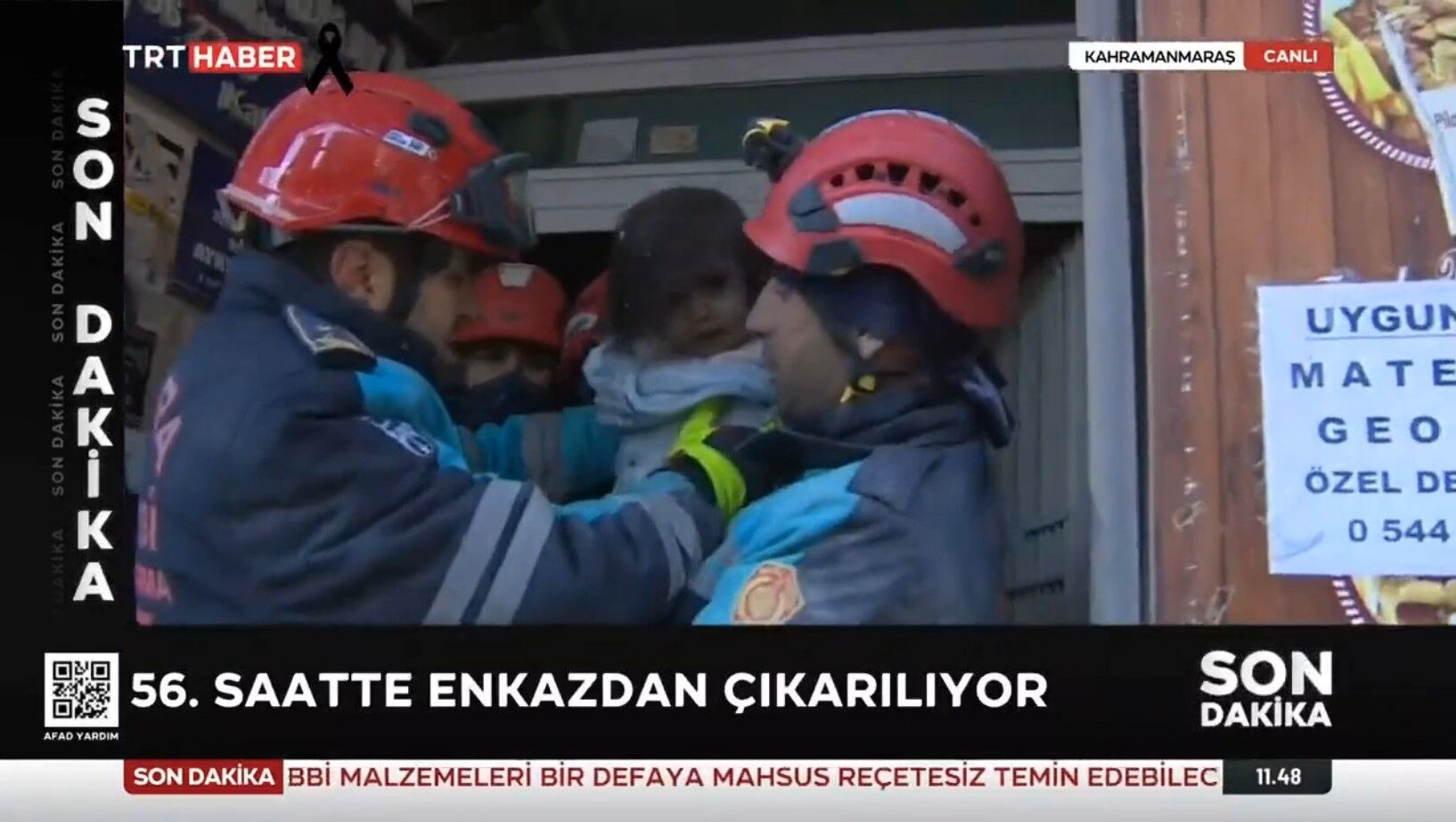 Справжнє диво: у Туреччині через 56 годин після землетрусу з-під завалів врятували півторарічного хлопчика. Відео