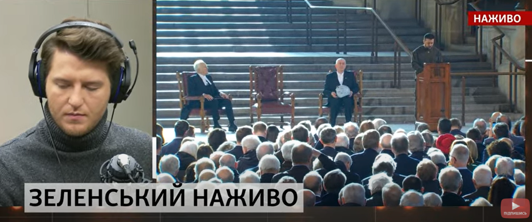 "Росія програє, наша перемога змінить світ": Зеленський звернувся до парламенту Британії, його зустрічали оваціями. Відео