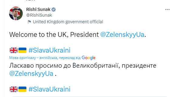 Зеленський у Британії зустрівся з Сунаком і закликав дати Україні винищувачі. Фото, відео і всі деталі візиту