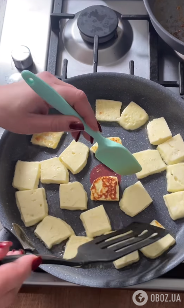 Теплый салат с жареным сыром и апельсинами: как приготовить эффектную закуску