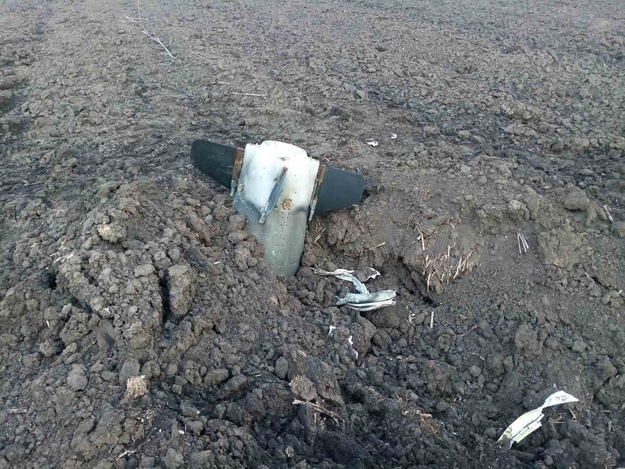На Черкасщине во время воздушных тревог ''приземлили'' вражескую ракету и БПЛА. Фото