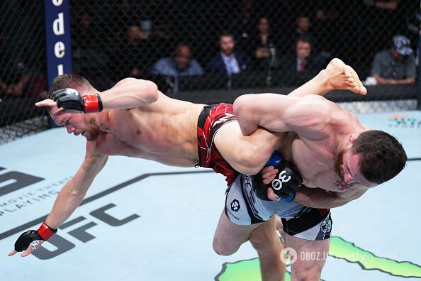 Грузинский боец UFC разгромил российского экс-чемпиона, крикнув ''Слава Украине!'' после победы. Видео