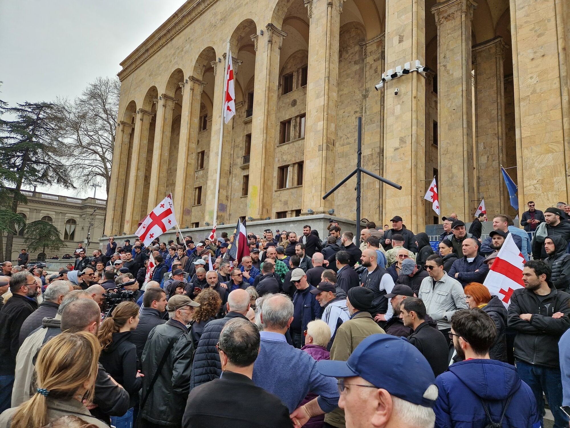 Пророссийский протест в Тбилиси 14 марта 2023 года