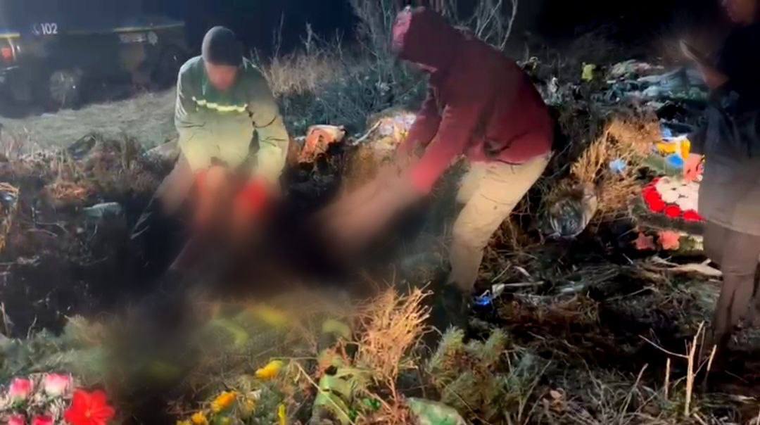 В Киевской области мужчина зарезал знакомого, а тело отвез на кладбище и спрятал. Фото и видео