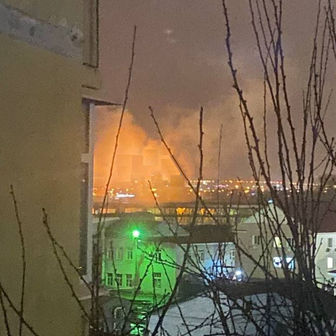 Пожежа в районі залізничної станції у Бєлгороді РФ