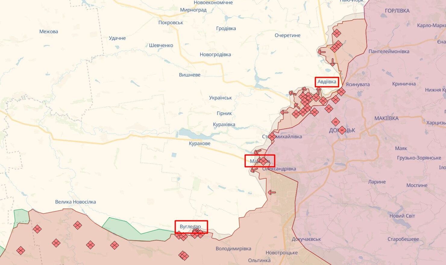 Найзапекліші протистояння – в районі Авдіївки, Мар’їнки та Вугледара: генерал Тарнавський про ситуацію на Донбасі