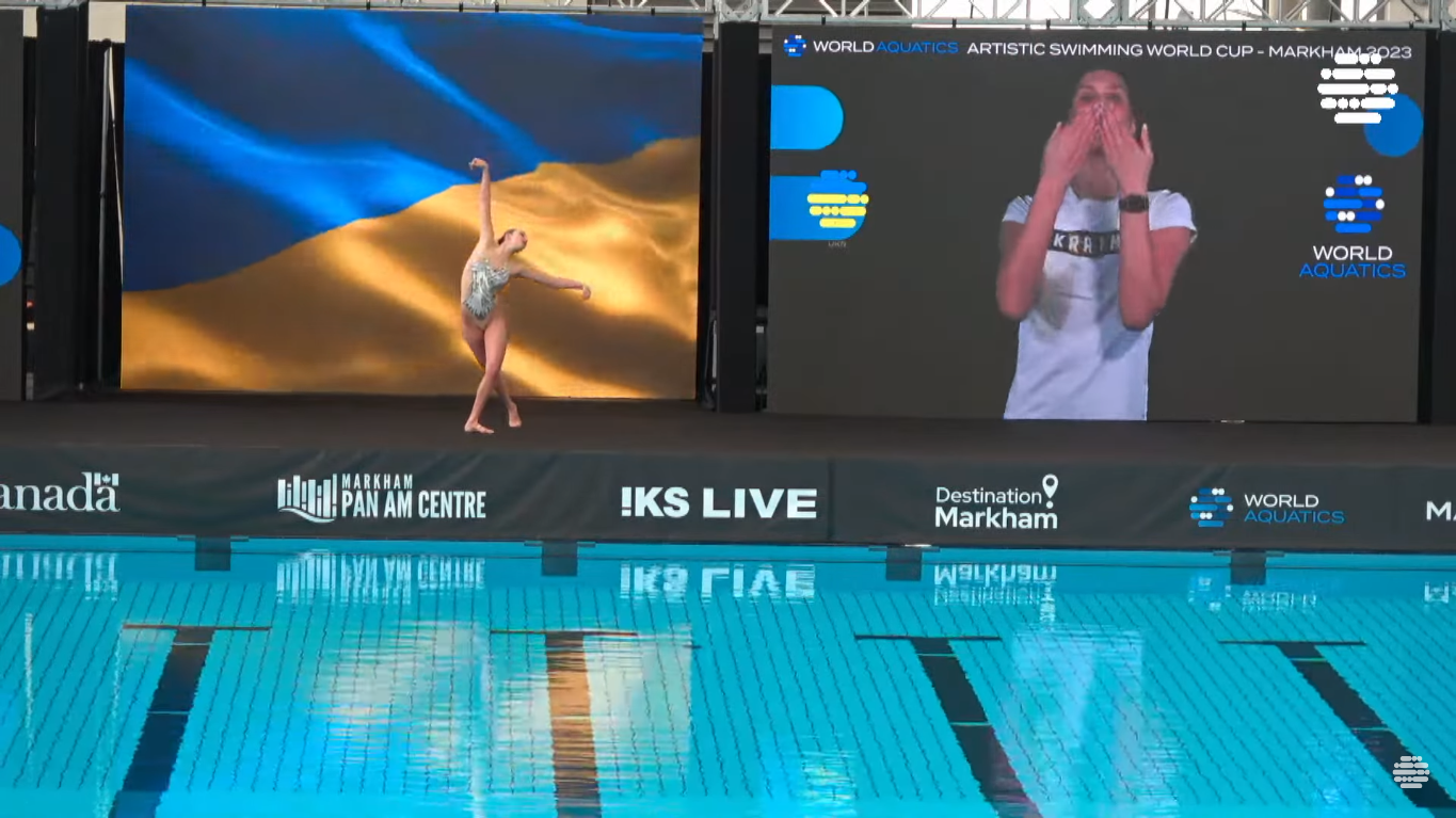 Украина впервые в истории выиграла ''золото'' на Кубке мира по артистическому плаванию