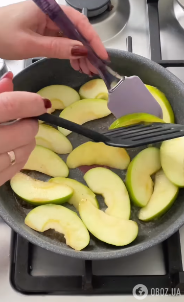 Яблоки для приготовления блюда