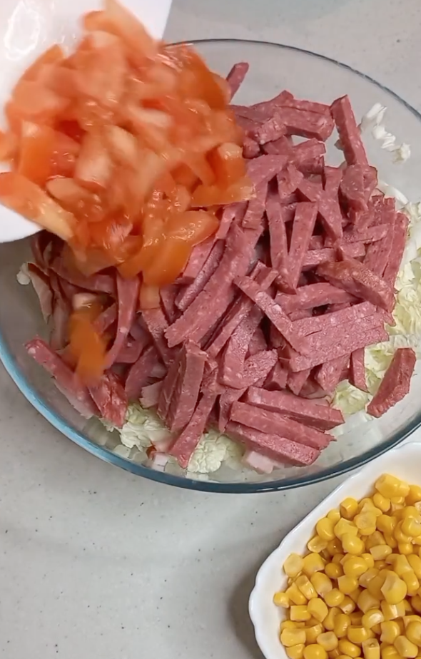 Приготовление салата