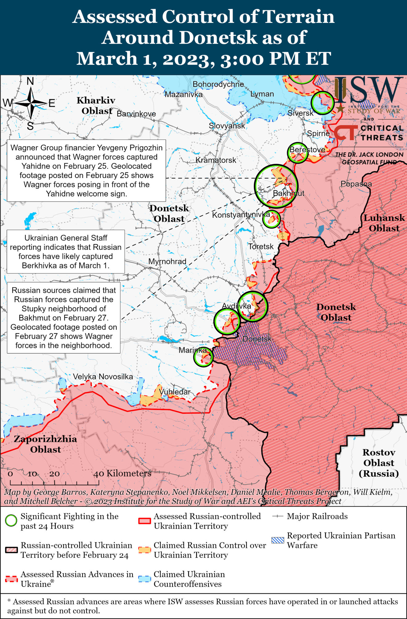 Потери РФ под Угледаром указывают на катастрофические проблемы в армии Путина, визит Лукашенко в Китай был неслучайным – ISW