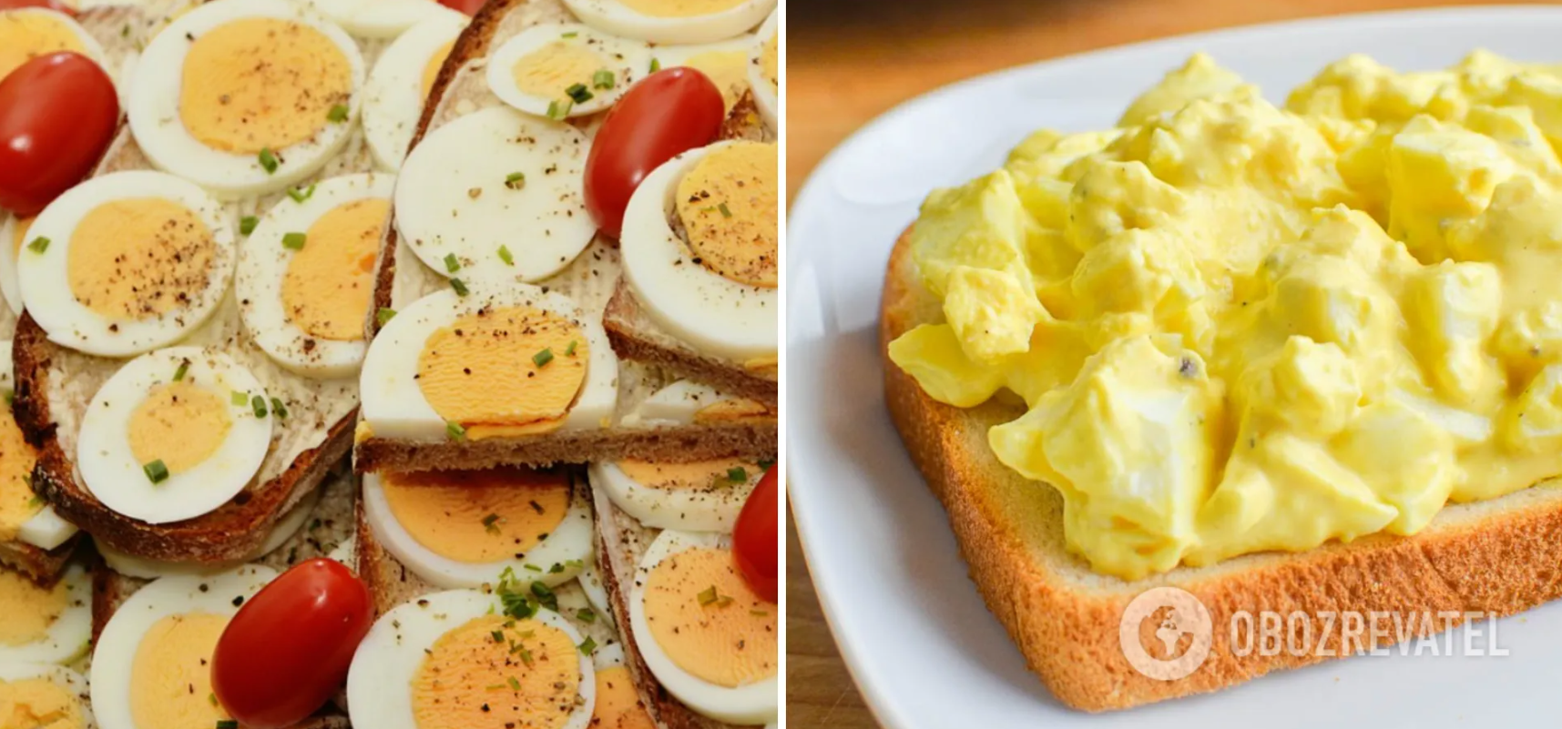 Яєчна намазка на бутерброди і брускети