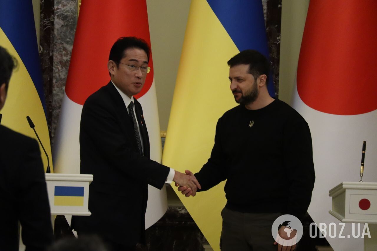 Зеленський провів переговори з прем’єром Японії Кішідою: говорили про міжнародну безпеку та відновлення України. Фото й відео