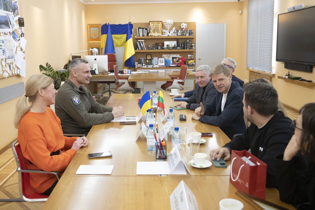 Виталий Кличко встретился с мэром Вильнюса и поблагодарил за помощь Киева. Фото