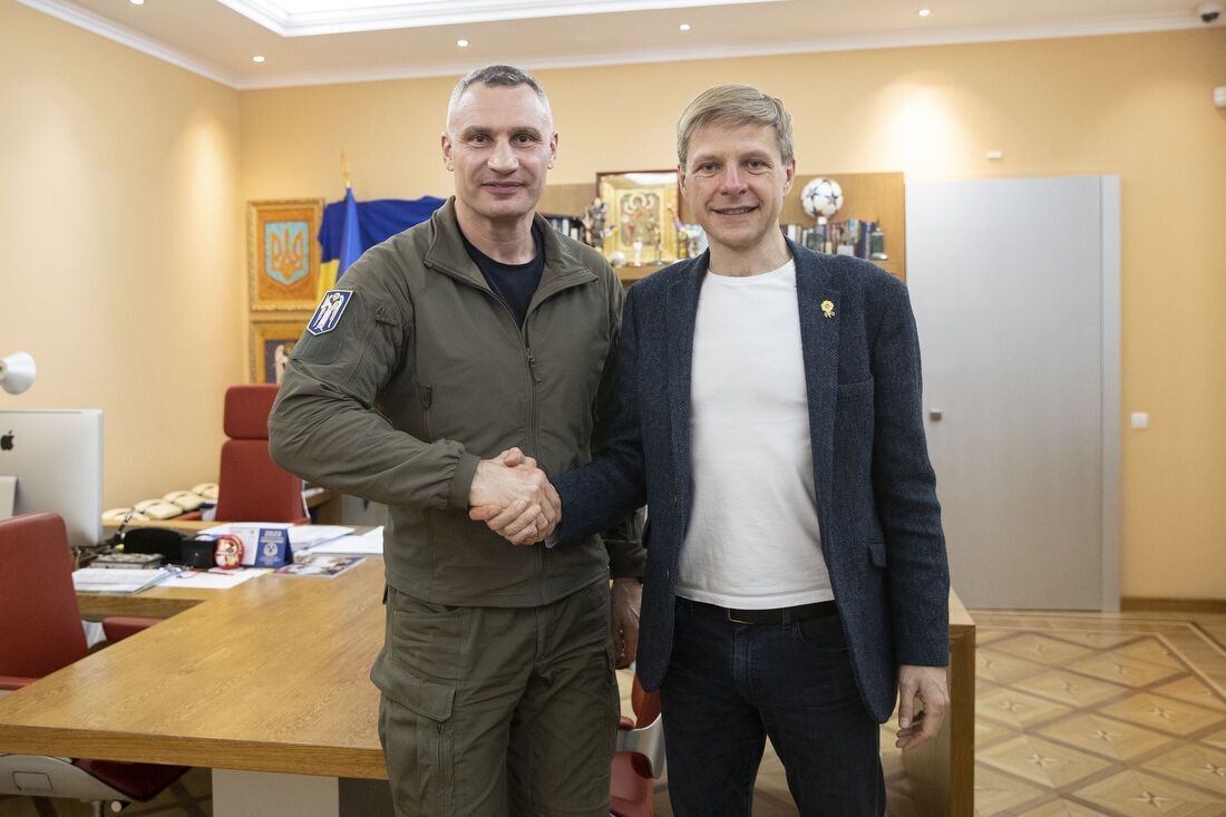 Віталій Кличко зустрівся з мером Вільнюса та подякував за допомогу Києву. Фото