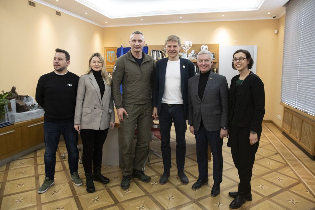 Виталий Кличко встретился с мэром Вильнюса и поблагодарил за помощь Киева. Фото