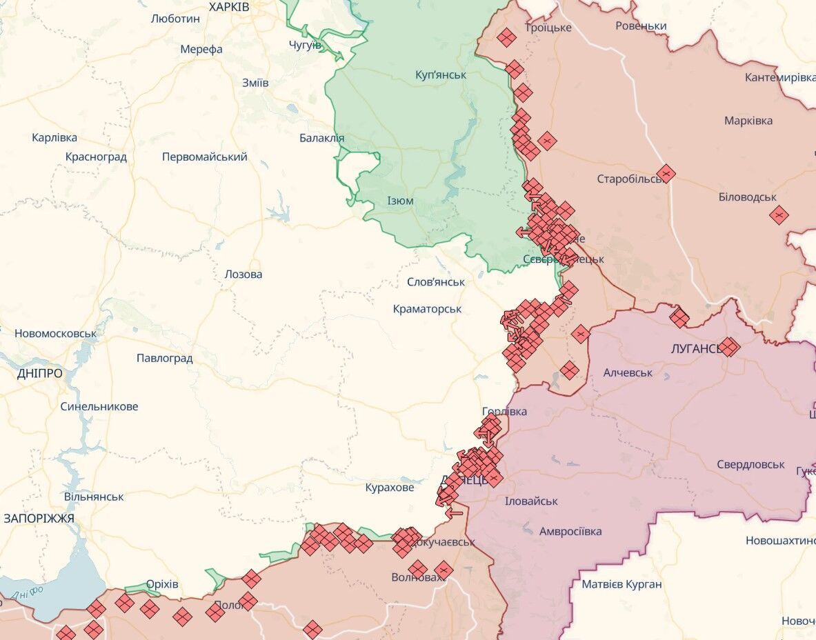 Окупанти продовжили штурми Бахмута, повідомлення про втечу ворога з Нової Каховки було некоректним – Генштаб