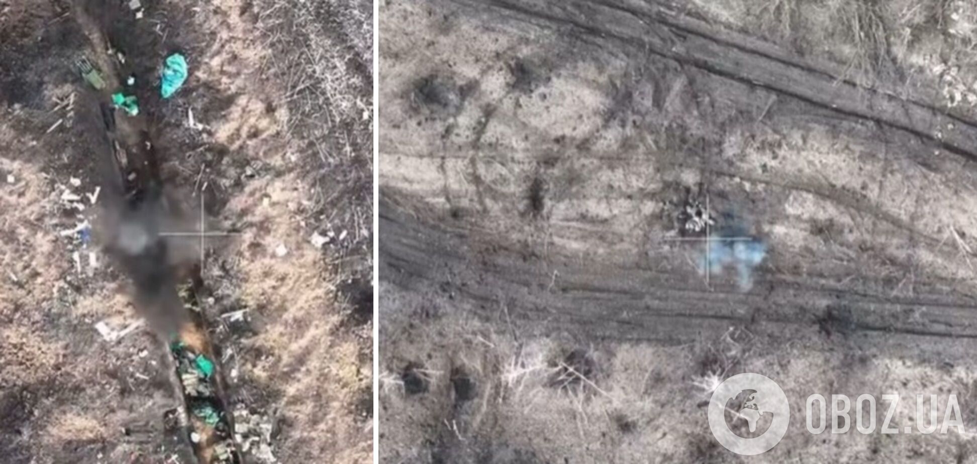 Украинские разведчики из бригады "Эдельвейс" показали разгромные удары по оккупантам. Видео