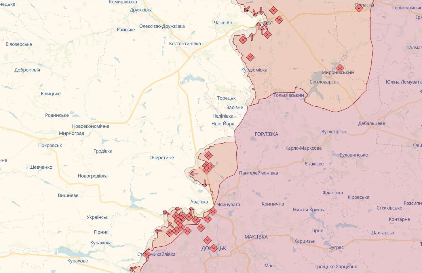 Бійці ЗСУ відбили 50 ворожих атак, окупанти відібрали цивільну лікарню в Нововасилівці для 200 своїх поранених – Генштаб