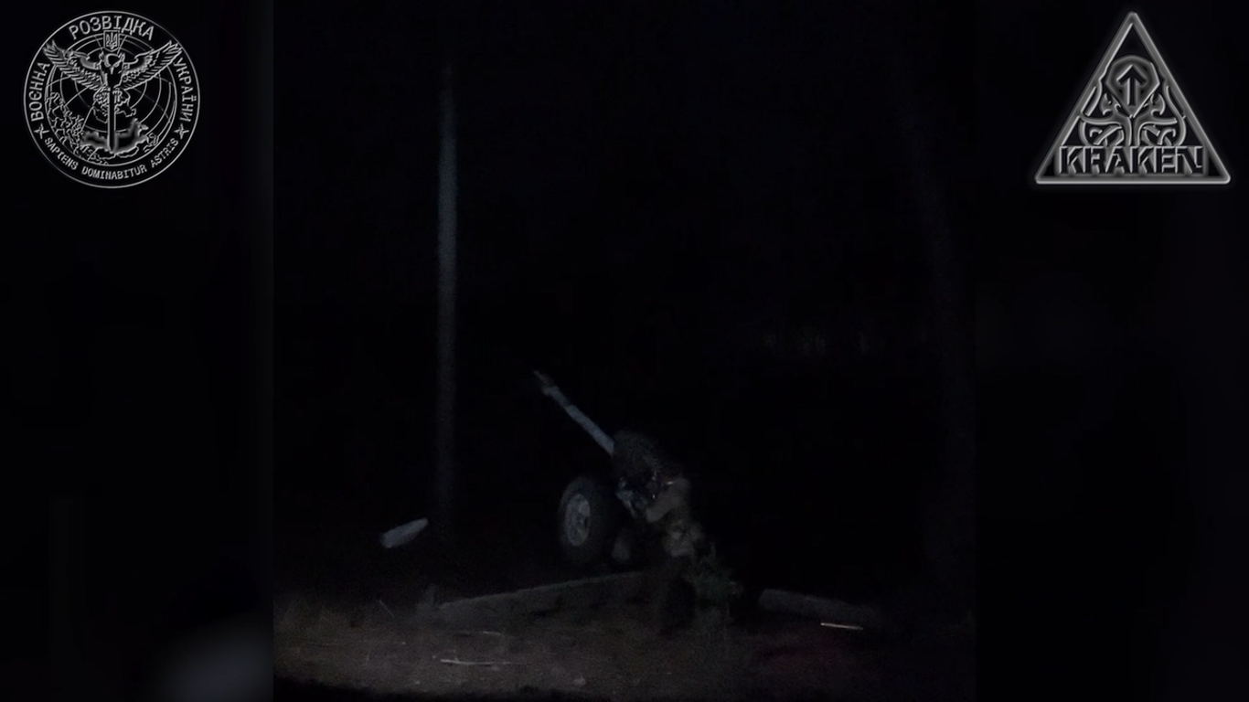 Спецподразделение Kraken показало видео ночного рейда под Соледаром, когда был уничтожен передовой пункт управления оккупантов